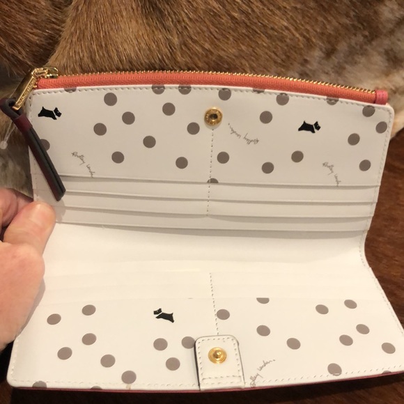 RADLEY LONDON large bifold matinee purse hamptstead colourblock Scottie NWT - Picture 3 of 6
